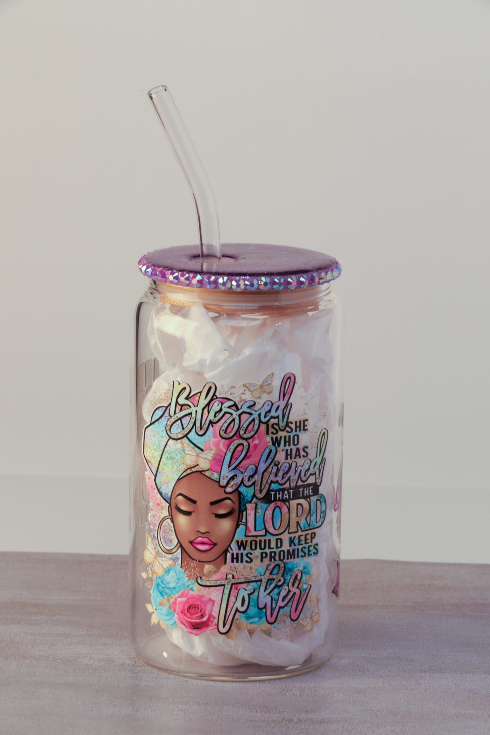''Blessed Is She'' Snow Globe Cup