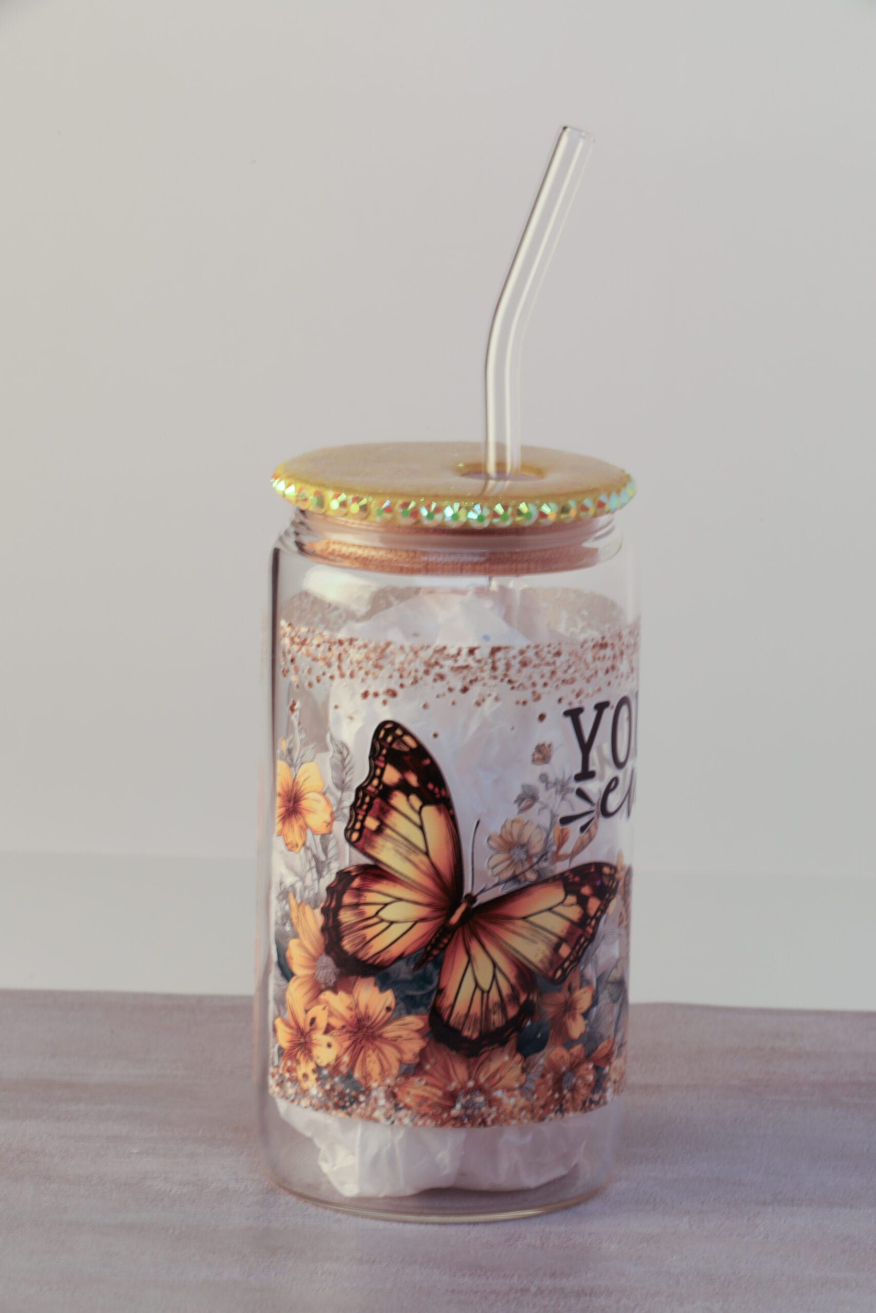 You Are Enough Snow Globe Cup Tumbler - Image 4